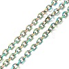 Ion Plating(IP)  Rainbow Color 304 Stainless Steel Cable Chains CHS-H007-03M-4