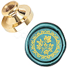 Wax Seal Brass Stamp Head AJEW-WH0209-025-1