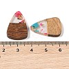 Resin & Wood Pendants WOOD-S061-02E-3