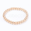 Glass Beads Stretch Bracelets BJEW-E290-03A-1