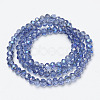 Electroplate Glass Beads Strands EGLA-A034-T3mm-I12-2