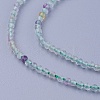 Natural Fluorite Beads Strands G-F619-01-3mm-3