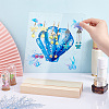 Transparent Acrylic Earring Displays NDIS-WH0015-01A-3