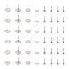 Craftdady 400Pcs 8 Size 304 Stainless Steel Stud Earring Findings STAS-CD0001-31-2
