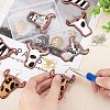 Olycraft DIY Cattle Head Dangle Earring Making Kit DIY-OC0009-75-3