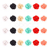 Fashewelry 30Pcs 6 Colors Handmade Polymer Clay Beads CLAY-FW0001-04-2