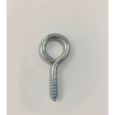 Iron Screw Eye Pin Peg Bails IFIN-WH0006-01P-40mm-1