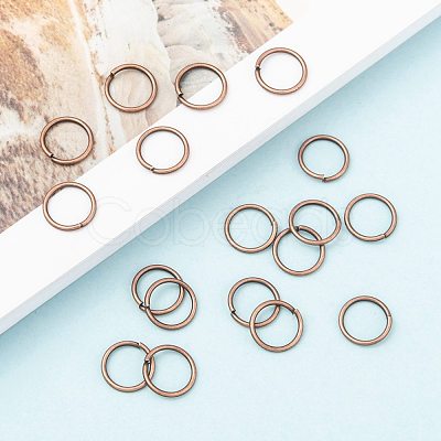 Open Jump Rings Brass Jump Rings JRC10MM-R-1