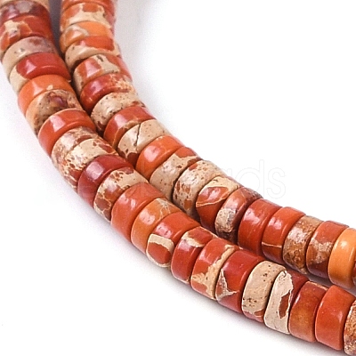 Natural Imperial Jasper Beads Strands G-Q171-A01-01J-1