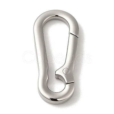 Non-Tarnish 304 Stainless Steel Keychain Clasps STAS-G321-04P-1