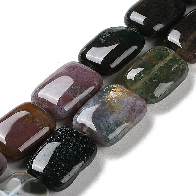 Natural Indian Agate Beads Strands G-K357-D18-01-1