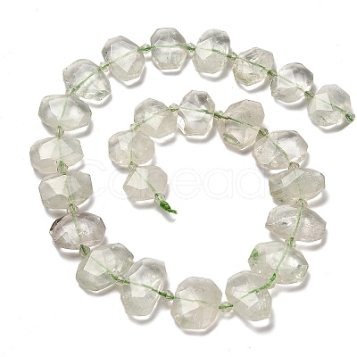 Natural Green Quartz Beads Strands G-H078-B21-01-1