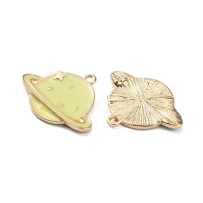 Alloy Enamel Pendants ENAM-CJC0006-61G-1