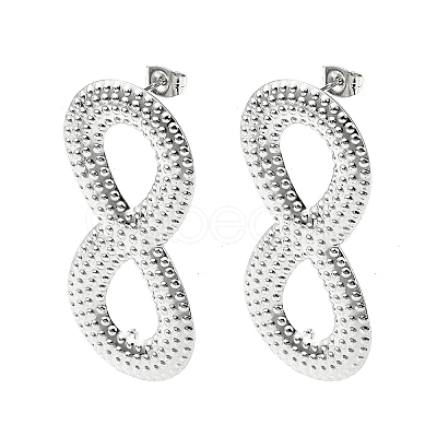 Non-Tarnish 304 Stainless Steel Stud Earring Findings STAS-L024-006P-01-1