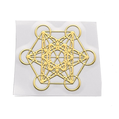 Self Adhesive Brass Stickers DIY-I044-06G-1