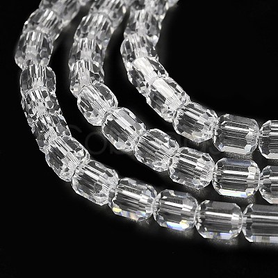 Transparent Glass Beads Strands GLAA-G112-05F-1