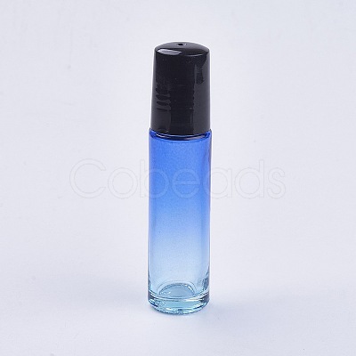 10ml Glass Gradient Color Essential Oil Empty Roller Ball Bottles X-MRMJ-WH0011-B01-10ml-1