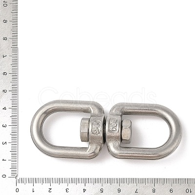 Non-Tarnish 304 Stainless Steel 8 Shape Swivel Clasps STAS-S127-03P-05-1