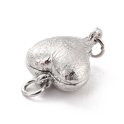 Rhodium Plated 925 Sterling Silver Magnetic Clasps STER-A001-03P-1