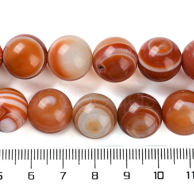 Natural Eye Agate Beads Strands G-NH0019-F03-02-1