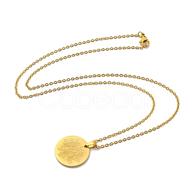 Constellation Pendant Necklaces NJEW-S422-04G-06-1