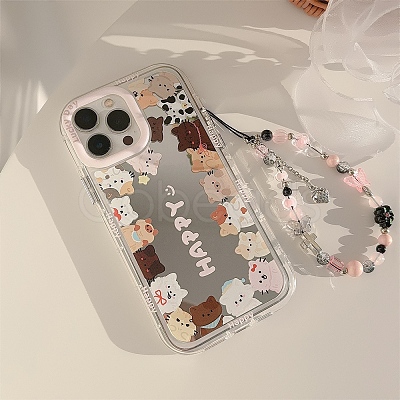 Cat Mirrored Axrylic Mobile Phone Cover PW-WG472D8-03-1