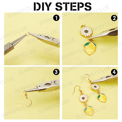 SUNNYCLUE DIY Fruit Dangle Earring Making Kit DIY-SC0018-99-1