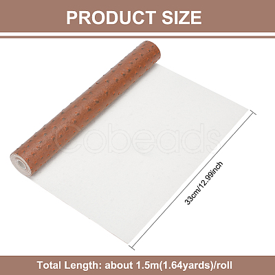 Ostrich PVC Imitation Leather Fabric DIY-WH0028-10A-01-1