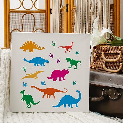 Large Plastic Reusable Drawing Painting Stencils Templates DIY-WH0202-141-1