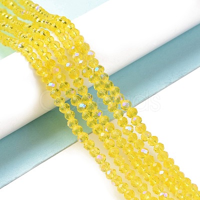 Electroplate Glass Beads Strands EGLA-A034-T8mm-L02-1