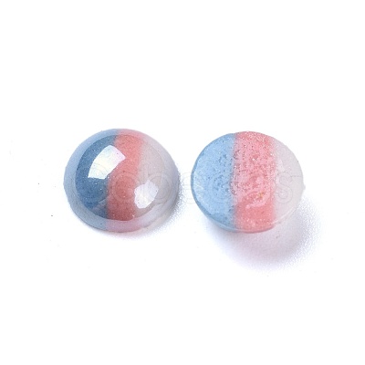 Opaque Glass Cabochons GGLA-S038-12A-8mm-1