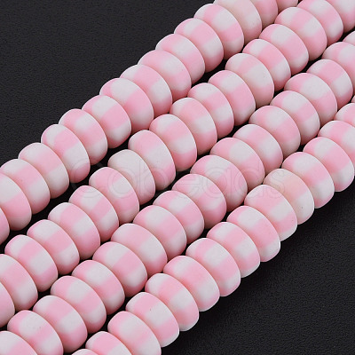 Handmade Polymer Clay Beads Strands CLAY-N008-042K-1