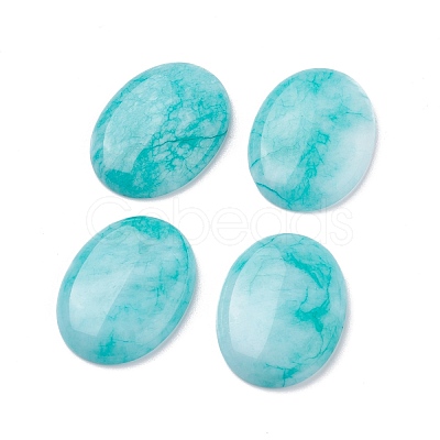 Natural White Jade Cabochons G-P393-I23-1