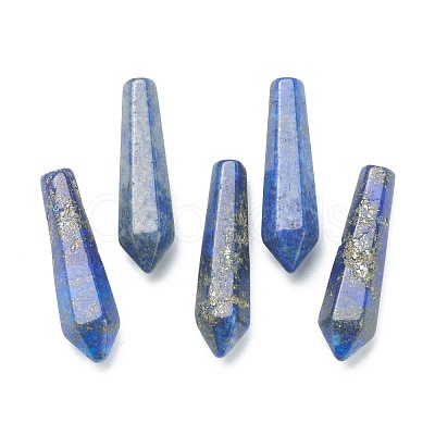 Natural Lapis Lazuli Pointed Beads G-E490-C22-1