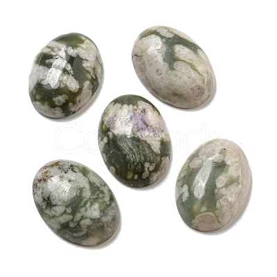 Natural Peace Jade Cabochons G-C115-01A-41-1