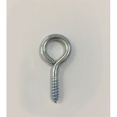 Iron Screw Eye Pin Peg Bails IFIN-WH0006-01P-40mm-1