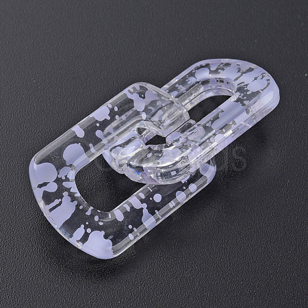 Transparent Acrylic Linking Rings OACR-N009-017A-10-1