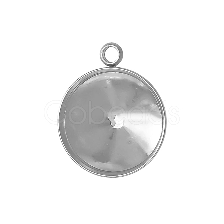 304 Stainless Steel Cabochon Settings PW-WG002AB-04-1