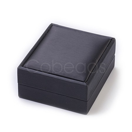 Imitation PU Leather Covered Wooden Jewelry Pendant Boxes OBOX-F004-12A-1