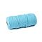 Cotton String Threads for Crafts Knitting Making, Light Sky Blue, 3mm, about 109.36 Yards(100m)/Roll