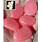 Resin Imitation Luminous Stone Display Decoration, Nuggest, Hot Pink, 45mm