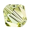 Preciosa&reg Crystal Beads, Czech Crystal, Bicone(451 69 302 Rondelle), 80100 Jonquil, 3mm, Hole: 0.8mm