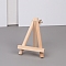 Wooden Easels & Mobile Phone Holders, For Arts and Crafts DIY Painting Projects, Triangle, BurlyWood, 15x10cm