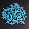 Synthetic Turquoise Pendants G-PW0006-02P-25-1