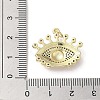 Brass Micro Pave Cubic Zirconia Pendants KK-E092-09G-01-3