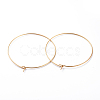 316 Surgical Stainless Steel Hoop Earring Findings STAS-J025-01F-G-1