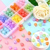 300Pcs 10 Colors Imitation Jelly Acrylic Beads MACR-CJ0001-31-5
