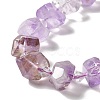 Natural Amethyst Beads Strands G-E578-01-2