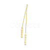 Brass Coreana Chain Tassel Big Pendants KK-P227-12G-2