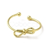 Brass Cuff Rings for Women RJEW-D026-03G-2